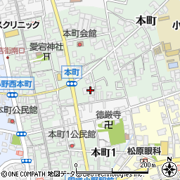 兵庫県小野市本町56-6周辺の地図