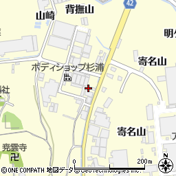 愛知県西尾市吉良町岡山鎧12周辺の地図