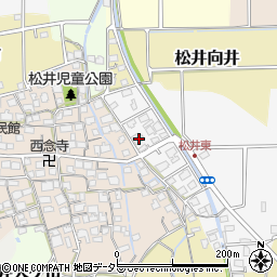 京都府京田辺市松井古松井55周辺の地図