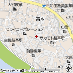 兵庫県姫路市花田町高木58周辺の地図