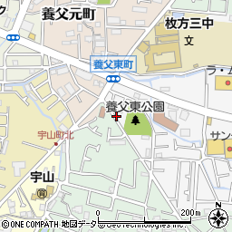 大阪府枚方市養父東町5周辺の地図
