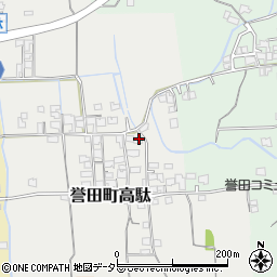 兵庫県たつの市誉田町高駄164周辺の地図