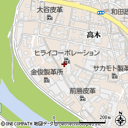 兵庫県姫路市花田町高木21周辺の地図