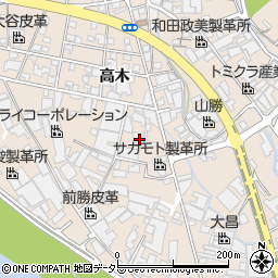兵庫県姫路市花田町高木65周辺の地図