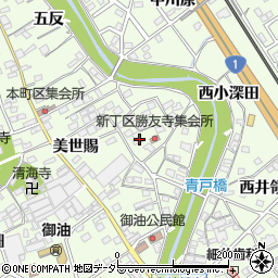 愛知県豊川市御油町新丁67周辺の地図
