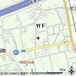 静岡県島田市竹下357周辺の地図