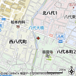 セブンイレブン姫路八代本町２丁目店周辺の地図