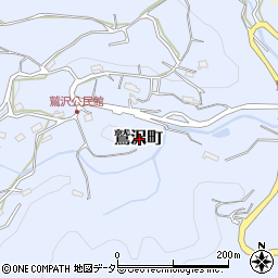 静岡県浜松市浜名区鷲沢町周辺の地図