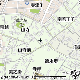 愛知県西尾市寺津町南若王子100周辺の地図
