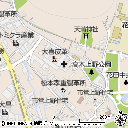 兵庫県姫路市花田町高木283周辺の地図
