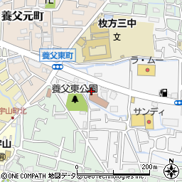 大阪府枚方市養父東町18周辺の地図