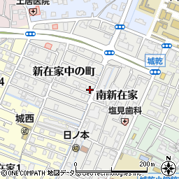 兵庫県姫路市新在家中の町8-3周辺の地図