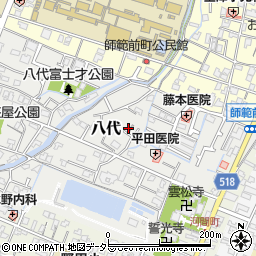 兵庫県姫路市八代768-1周辺の地図