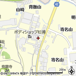 愛知県西尾市吉良町岡山鎧4周辺の地図