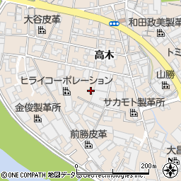 兵庫県姫路市花田町高木37周辺の地図