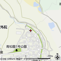 大阪府箕面市外院3丁目35周辺の地図