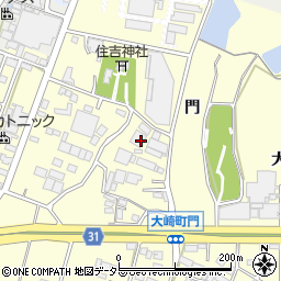 愛知県豊川市大崎町門54周辺の地図
