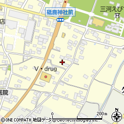 愛知県豊川市一宮町宮前周辺の地図