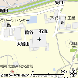 愛知県西尾市吉良町岡山石流1周辺の地図