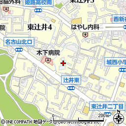 キャッスルコート東辻井周辺の地図