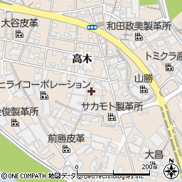 兵庫県姫路市花田町高木62周辺の地図