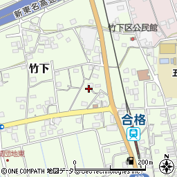 静岡県島田市竹下418周辺の地図