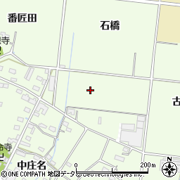 愛知県豊川市篠田町周辺の地図