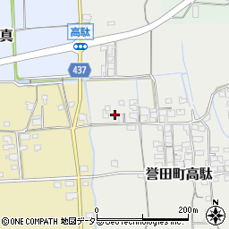 兵庫県たつの市誉田町高駄34周辺の地図