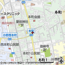 兵庫県小野市本町40-20周辺の地図