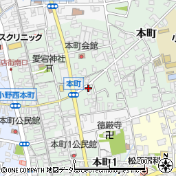 兵庫県小野市本町40-6周辺の地図