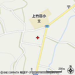 吉備中央町立　上竹荘公民館周辺の地図