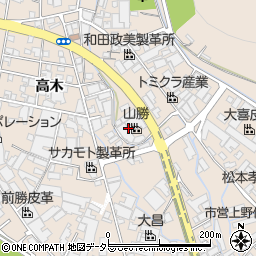 兵庫県姫路市花田町高木201周辺の地図