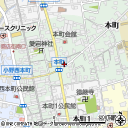 兵庫県小野市本町40-13周辺の地図