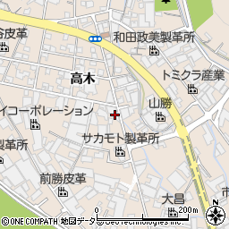 兵庫県姫路市花田町高木117周辺の地図