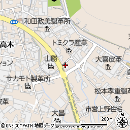 兵庫県姫路市花田町高木145周辺の地図