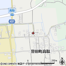 兵庫県たつの市誉田町高駄111周辺の地図