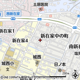 兵庫県姫路市新在家中の町6-19周辺の地図