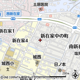 兵庫県姫路市新在家中の町6周辺の地図