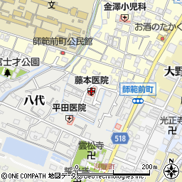 藤本医院周辺の地図