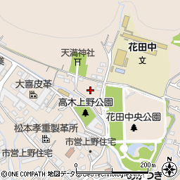 兵庫県姫路市花田町小川486-4周辺の地図