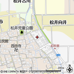 京都府京田辺市松井古松井51周辺の地図