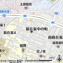 兵庫県姫路市新在家中の町10-2周辺の地図