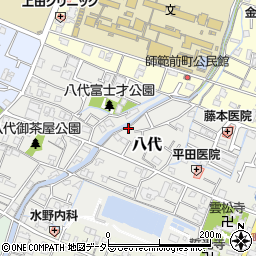 兵庫県姫路市八代周辺の地図