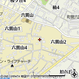 愛知県知多郡武豊町六貫山4丁目41周辺の地図