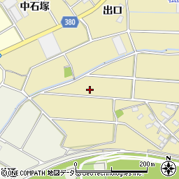 愛知県豊川市豊津町柳下周辺の地図