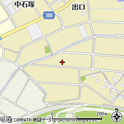 愛知県豊川市豊津町（柳下）周辺の地図