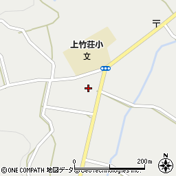 岡山県加賀郡吉備中央町上竹2622-1周辺の地図