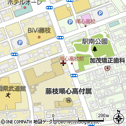 住友生命保険相互会社静岡支社　藤枝南支部周辺の地図