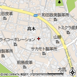 兵庫県姫路市花田町高木66周辺の地図