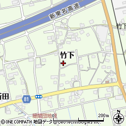 静岡県島田市竹下355周辺の地図